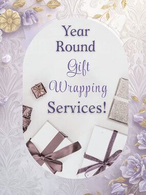 Year Round Gift Wrapping Services. Add This Post To Your Bundle.